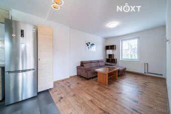 Stylish living in Zlin: semi-detached house after reconstruction with garden