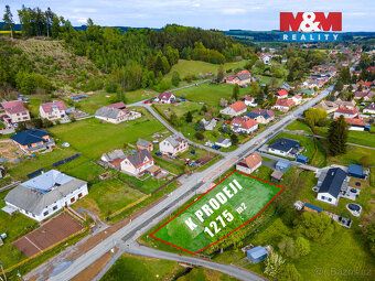 Prodej pozemku k bydlení o výměře 1 275 m² v k.ú. Jedlová u 