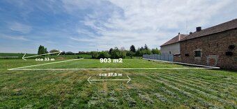 Nabízíme k prodeji stavební pozemek o výměře 903 m² v klidné