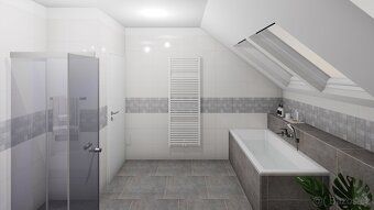 Novostavba rodinného domu 5+kk o podlahové ploše 118 m², s k