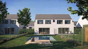 Novostavba rodinného domu 5+kk o podlahové ploše 118 m², s k