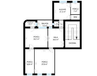 Pronájem velkého bytu 4+1 s balkonem, Olomouc Nabízíme k pro