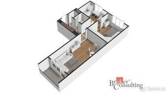 Byt 2+1, 52m2, Ostrava Poruba, lodžie, sklepNabízíme k prode