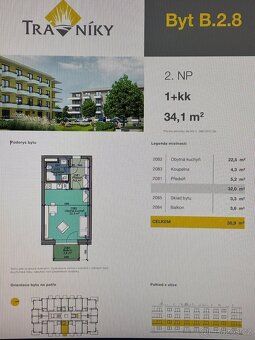 Moderní 1+kk s lodžií v novostavbě | Prostějov – Čechovice |