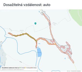 Pozemek se nachází na okraji obce Řebří, okres Tachov. Řebří