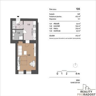 Nabízím Vám pronájem bytu 1+1,v kompletně rekonstruovaném do