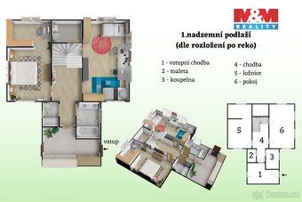 Rodinný dům v Dřetovicích se započatou rekonstrukcí nabízí m