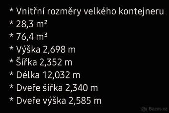 Nabízím pronájem lodního kontejneru. Vhodný na bezpečné uskl