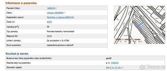 Nabízím k prodeji zděnou řadovou garáž v Liberci – Rochlice,