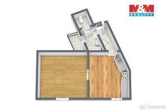 Prodáme prostorný byt 1+1 s vlastním balkonem v Karlových Va