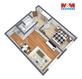 Nabízíme k prodeji byt 2+kk o výměře 42 m² v Loučné, která j