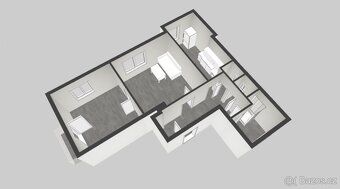 Nabízím k pronájmu prostorný byt 2+1 o výměře cca 74 m2, kte
