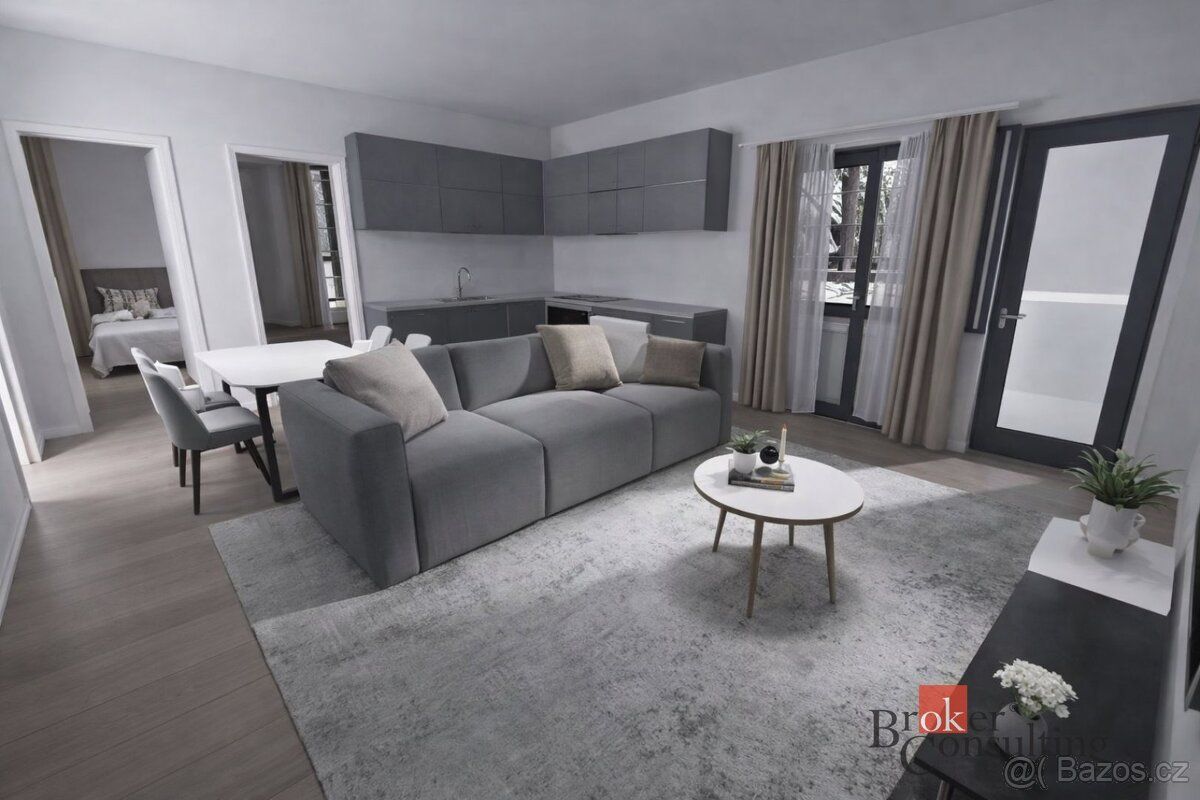 Prodej, byty/3+kk, 67 m2, Liberecká 374, 46334 Hrádek nad Ni