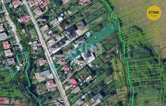 100m2 pozemek v Mostech u Jablunkova. Přístupová cesta úřadu