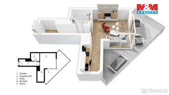 Nabízíme k prodeji světlý, moderní a velmi dobře dispozičně 