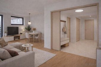 Nabízíme k prodeji světlý ateliér o dispozici 2+kk (47 m²) s