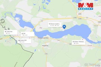 Pozemek pro rekreaci u vodní nádrže Skalka – 1 201 m², Cetno