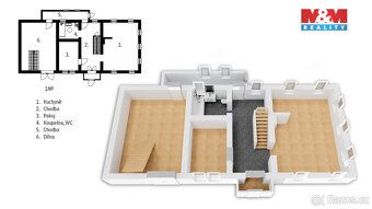 Exkluzivně nabízíme k prodeji rodinný dům o dispozici 3+1 a 