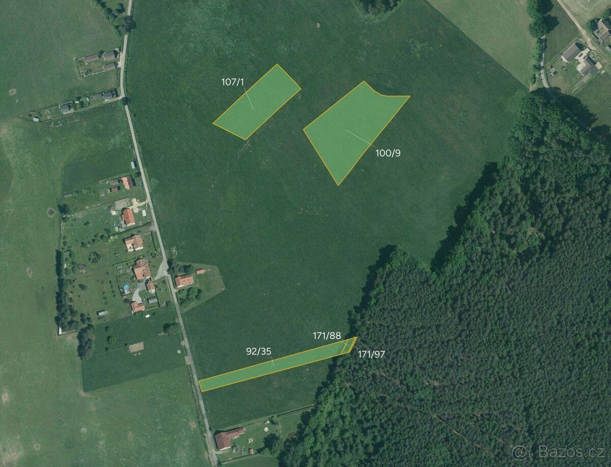 Nabízím k prodeji soubor pozemků v katastrálním území Majdal