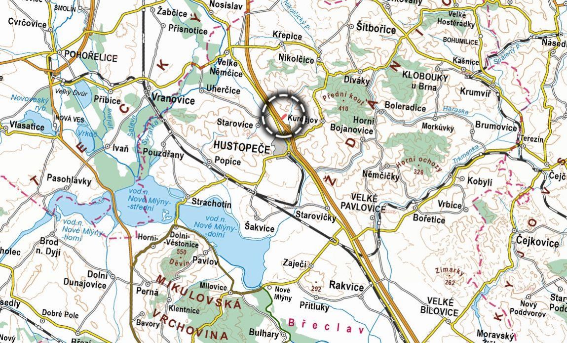 V katastrálním území Hustopeče u Brna v okrese Břeclav nabíz