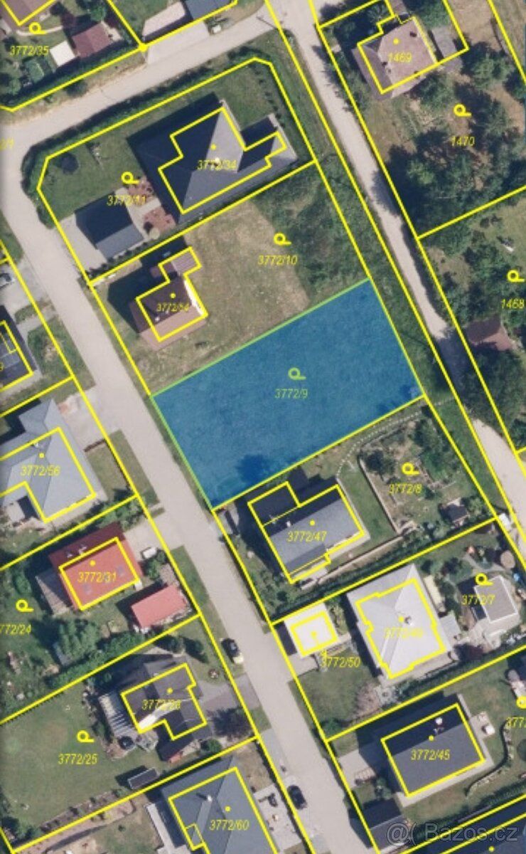 Prodám pozemek p.č.3772/9 v obci Nový Malín o výměře 922 m2.