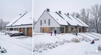 Představujeme vám návrh komplexu osmi rodinných řadových byt