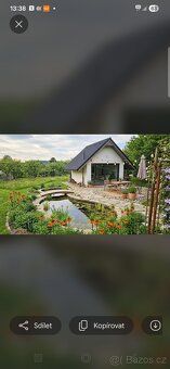 Chata cebin 25m Pozemek 800m Chata napojena na odpad Etrika 