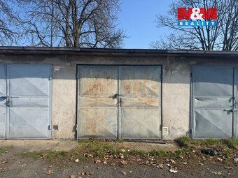 Prodej řadové zděné garáže 22 m² v klidné části Chomutov I (