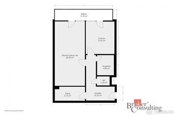 Pronájem, byty/2+kk, 64 m2, Nepomucká 1347/144, Černice, 326