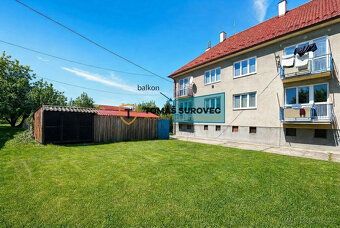 Klidné bydlení se zahrádkou a balkonem po kompletní rekonstr