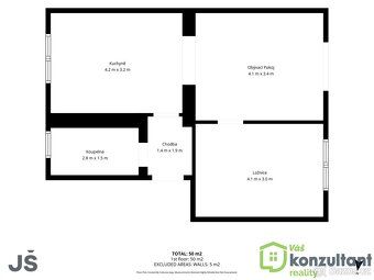 Ev.č. 01130 Nabízím k pronájmu moderní byt 2+1 o velikosti c