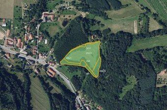 V katastrálním území Domanín u Bystřice nad Pernštejnem (obe