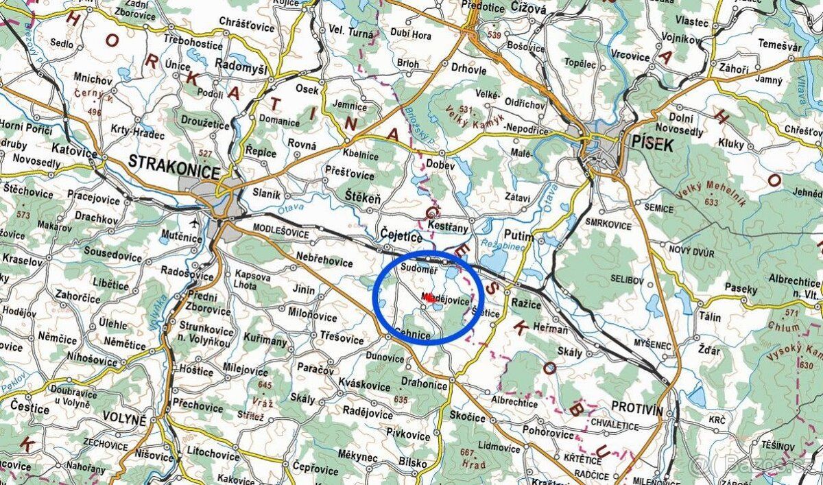 V katastrálním území Mladějovice v okrese Strakonice nabízím