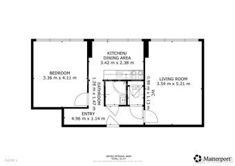 Nabízíme Vám k pronájmu byt o dispozici 2+1 a výměře 52 m², 