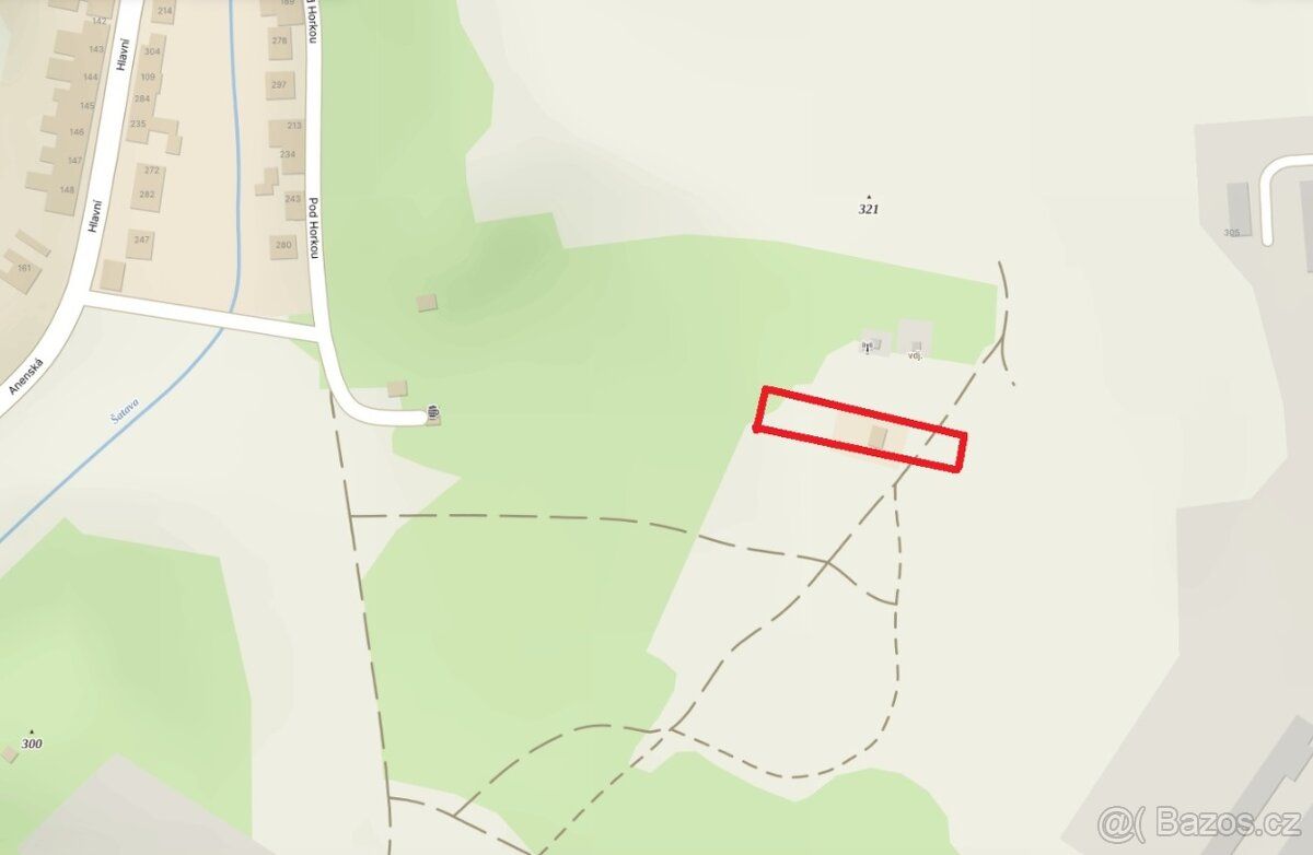 Prodej pozemku o výměře 1661 m2 na kterém je už dlouho rozes