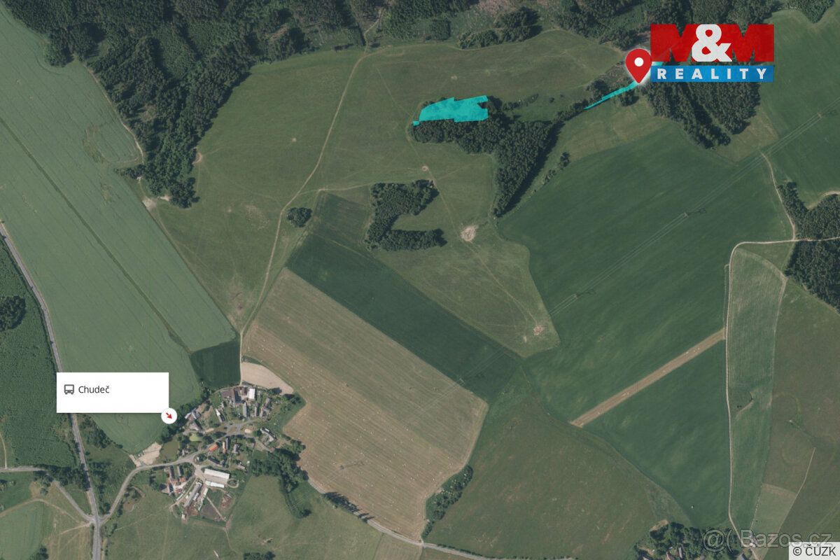 Nabízíme k prodeji pozemek o výměře 10 538 m² v klidné lokal