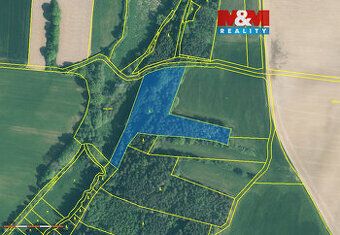 Nabízíme k prodeji dva pozemky o celkové výměře 3 389 m², kt