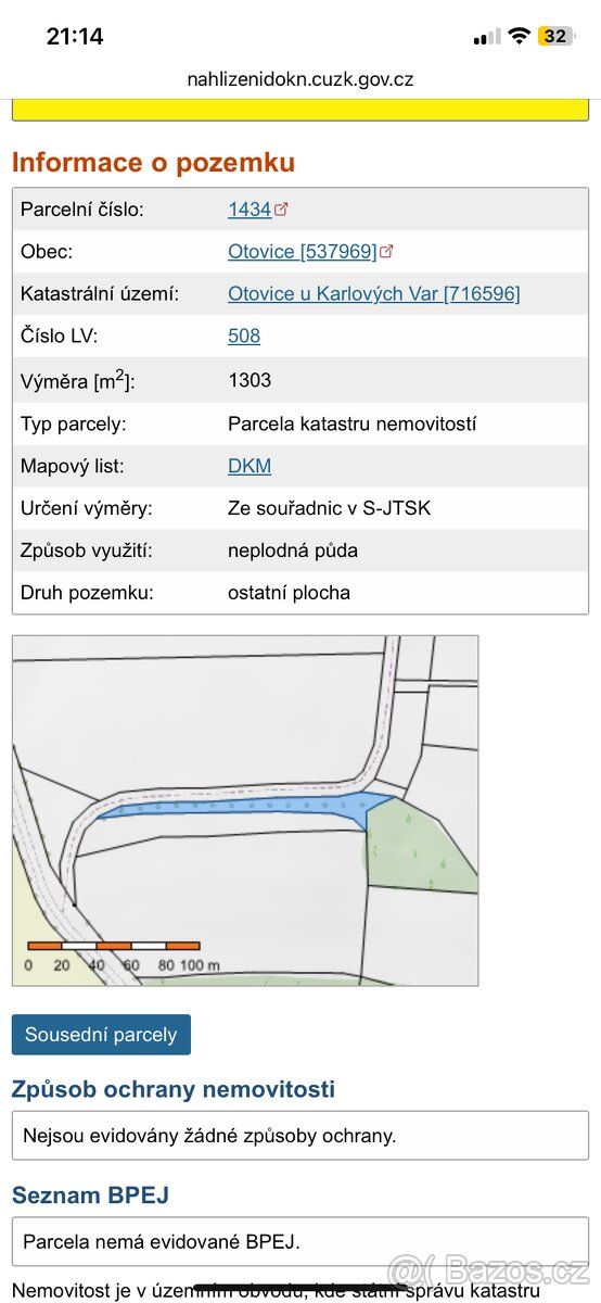 Prodám pozemek, ostatní plocha , 1303m v Karlových Varech Da