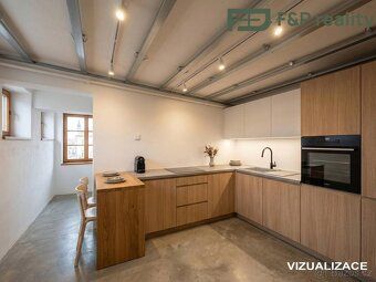Dispozice a plochy - Byt/ateliér 3+1, celková plocha 62 m² -