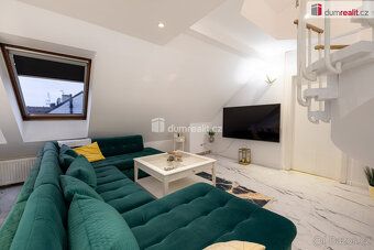 , prodej mezonetového bytu 5 + KK, 130 m² podlahové plochy a