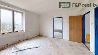 Dispozice a plochy - Byt 3+1, celková plocha 75 m² - Předzah