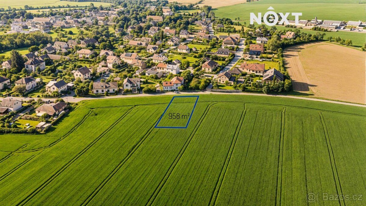 Nabízíme k prodeji stavební pozemek o velikosti 958 m², kter