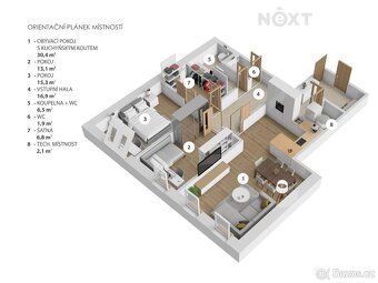 Budoucí byt 3+kk | Centrum Vrchlabí | Projekt rekonstrukce H