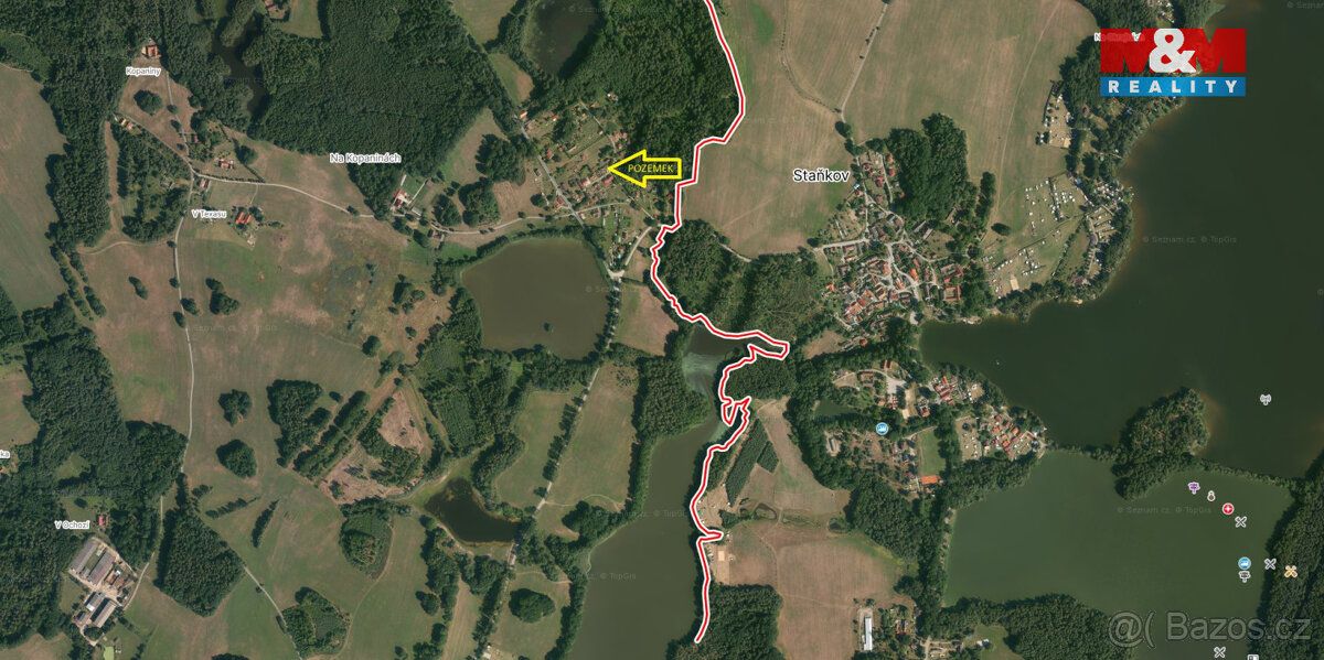 Prodej stavebního pozemku, který je určený k výstavbě rekrea