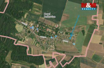 Prodáme stavební pozemek 996 m2 v Horních Beřkovicích. Pozem