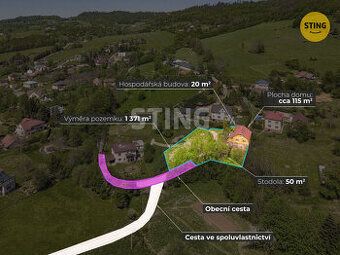 Prodám mobilní dům. V domě je obývací pokoj, kuchyně, 3 ložn
