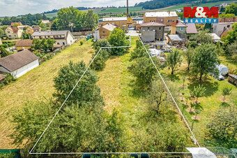 Prodej stavebního pozemku 1180 m² v obci Drnovice, okres Bla