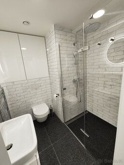 Nabízíme k pronájmu krásný moderní byt 1+kk o celkové ploše 