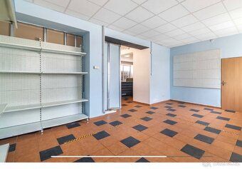 Nabízím k pronájmu prostory prodejnu 100m2 a sklad 300m2 Pro