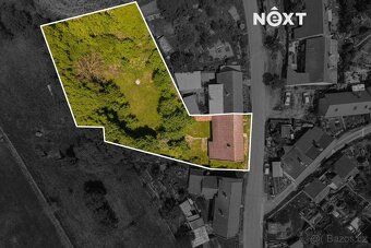 Nabízíme chalupu s pozemkem o celkové výměře 1 809 m². Přibl